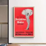 poster josephine baker vintage 1