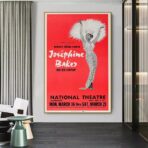 poster josephine baker vintage 1
