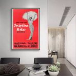poster josephine baker vintage 1