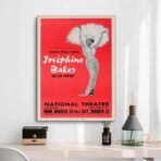 poster josephine baker vintage 1