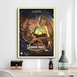 poster jurassic park vintage 1