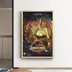 poster jurassic park vintage 1