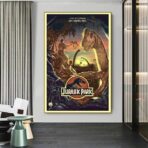 poster jurassic park vintage 1