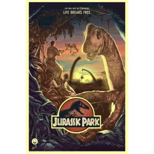 poster jurassic park vintage 1