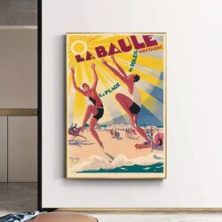 poster la baule vintage 1