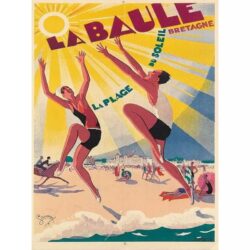 poster la baule vintage 1