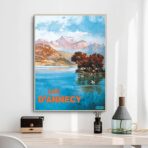 poster lake dannecy