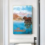 poster lake dannecy
