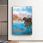 poster lake dannecy