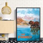 poster lake dannecy