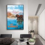 poster lake dannecy