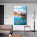 poster lake dannecy