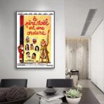 poster weihnachtsmann ist mull