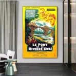 filmplakat die brucke des flusses kwai