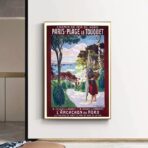 poster le touquet vintage 1
