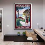 poster le touquet vintage 1