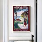 poster le touquet vintage 1