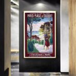 poster le touquet vintage 1