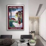 poster le touquet vintage 1