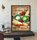 vintage gemuse poster 1