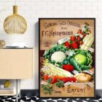 vintage gemuse poster 1