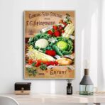 vintage gemuse poster 1