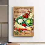 vintage gemuse poster 1
