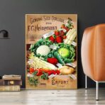 vintage gemuse poster 1
