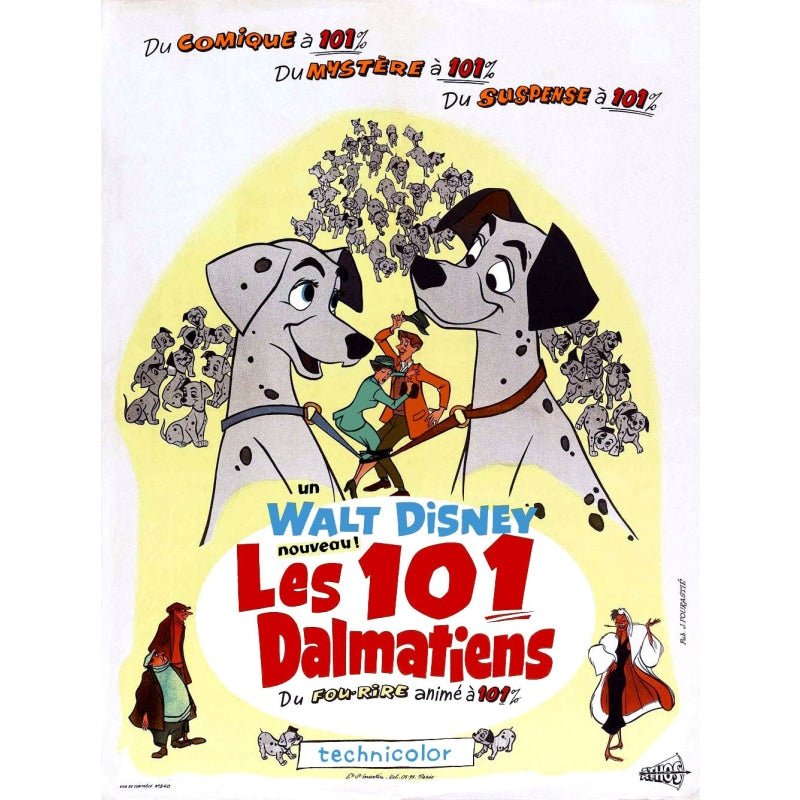 poster 101 dalmatiner 1961 poster 101 dalmatiner 1961
