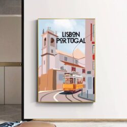 poster lissabon vinage