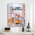 poster lissabon vinage
