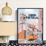 poster lissabon vinage