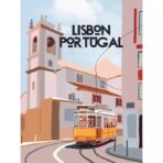 poster lissabon vinage