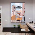 poster lissabon vinage