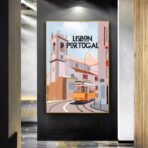 poster lissabon vinage