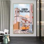 poster lissabon vinage