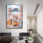 poster lissabon vinage