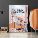 poster lissabon vinage