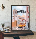 poster lissabon vinage