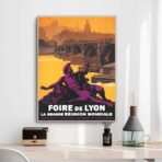 vintage lyon poster