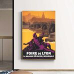 vintage lyon poster