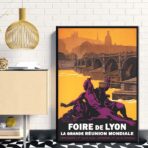 vintage lyon poster