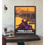 vintage lyon poster
