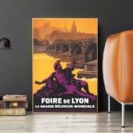vintage lyon poster