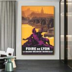 vintage lyon poster