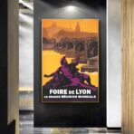 vintage lyon poster