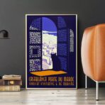 vintage marokko poster