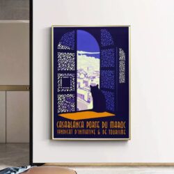 vintage marokko poster