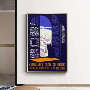 vintage marokko poster