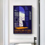 vintage marokko poster